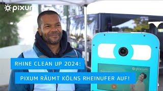 Pixum beim Rhine CleanUp 2024