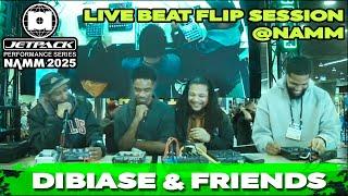 DIBIA$E & Friends Live Beat Set at NAMM 2025 | JetPack Bags x Beat Junkies Performance Series