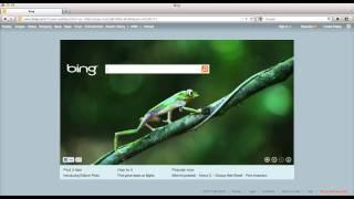 Bing Animated Homepage