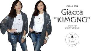 TUTORIAL: Giacca "Kimono" uncinetto facile