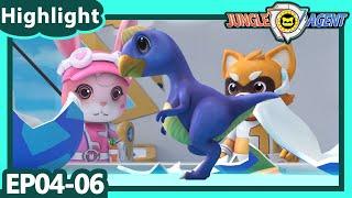 【Jungle Agent Highlight】04-06 Compilation | Power Heroes | Robot | Kids Cartoon | Rescue | Toys