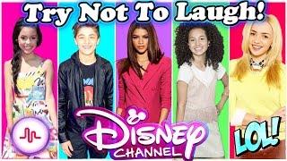 Try Not To Laugh Challenge Disney Stars Edition | Funny Disney Channel Stars Musical.ly 2017