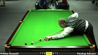 Mike Russell 551 Break English billiards Top of the table at its best.