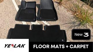 Tesla Model 3 Highland Accessories | YESLAK Floor Mats