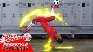 Shakes Shows Skills | Supa Strikas Freestyle Challenge | Soccer Cartoon | Soccer Skills and Tricks