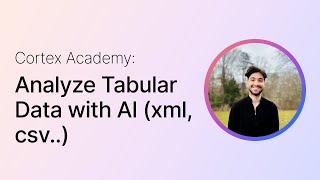 Cortex Academy: AI-Driven Data Analysis & Visualization