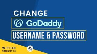 How To Change Cpanel Username And Password In Godaddy 2024 | Reset Or Change Godaddy Cpanel Password