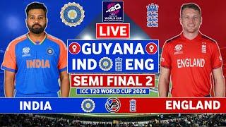 India vs England Live Match | IND vs ENG Live Match | ICC T20 World Cup 2024 Semi Final Live Match