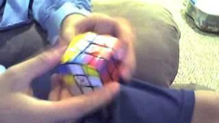 Kyle solves a Rubik's Cube