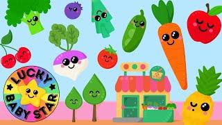  Wiggle & Giggle with Dancing Fruit Friends!  Baby Sensory Fun for Toddlers 