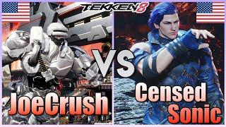 Tekken 8  ▰ JoeCrush (Jack-8) Vs CensedSonic (Claudio) ▰ Ranked Matches