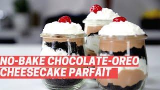 Effortless No-Bake Chocolate-Oreo Cheesecake Parfait