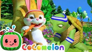 The Tortoise and the Hare - Who’s going to win the race?| CoComelon Animal Time | Animals for Kids