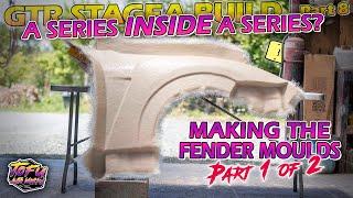 How To Make Fiberglass Fender Molds. Part 1 of 2.  Sky-gea build: Part 8