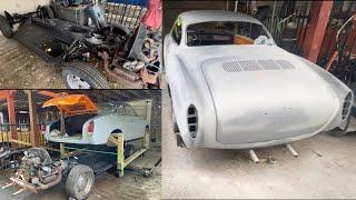 1970 VW Karmann Ghia Restoration PART 2 #restoration