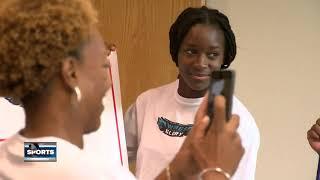 Track and field legend Jackie Joyner-Kersee talks to rising stars in Milwaukee