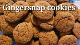 How to Make Gingersnap cookies/ Mama Boi"s Kitchen