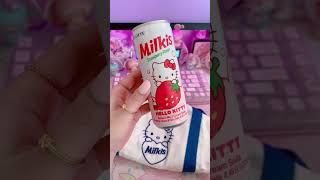Milkis x Hello Kitty #milkis #hellokitty #sanrio #kawaii #aesthetic#korea #pinksetup #cute-aesthetic