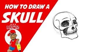 How to Draw a Skull - Drawing with DKG72