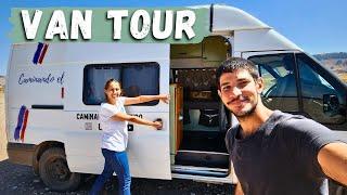  [VAN TOUR]  Te MOSTRAMOS nuestro MOTORHOME ARTESANAL   [Con Baño, Cama, Living y Cocina ]