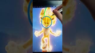 Drawing Super Sonic from Sonic Movie! ️