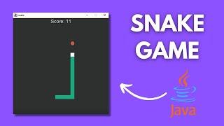 Build a Snake Game in Java - QUICK and EASY TUTORIAL