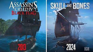 Skull and Bones vs Assassin's Creed 4 Black Flag (Part 1) - Details and physics comparison
