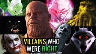 QUOTES From VILLAINS Who Were NOT WRONG AT ALL