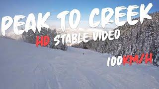 WHISTLER BLACKCOMB TOP TO BOTTOM (PEAK TO CREEK) HD POV