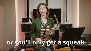 Why does my saxophone squeak?