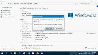 Windows 10 How to rename your PC on the Network for easy identification