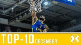 BC Khimki Top-10 plays DECEMBER 2016 [khimkibasketTV]