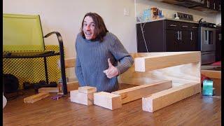 Legless guy modifies his kitchen (counter-height platform) [CC]