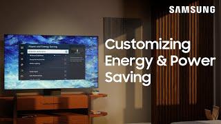 Customize the power and energy saving settings on your Samsung TV | Samsung US