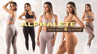 NEW Amplify Contour V2?! Alphalete Honest review try on haul | best leggings 2023