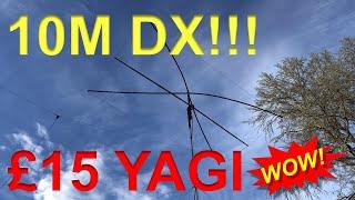 Enjoying 10M DX on a Home-Made Yagi