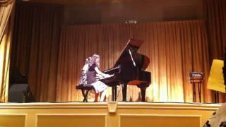 May Song and Kathy Liu Played in a piano concert at Boynton Beach