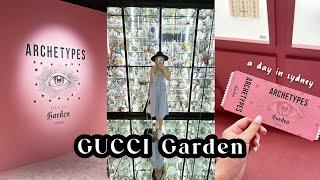 Gucci Garden Archetypes Sydney and inside Art Gallery of NSW; solo day in Sydney