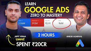 Google Adwords Full Course For Beginners in Hindi - 2024 (Free) - Learn Google Ads in 2 Hours