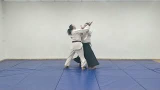 Aikido Basic Techniques: Yokomen Uchi - Kokyu ho