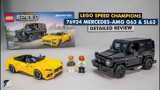 LEGO Speed Champions 76924 Mercedes-AMG G63 & SL63 detailed building review