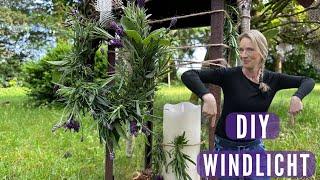 DIY Windlicht-Idee mit Lavendel, Rosmarin & Salbei im Rampenlicht  Sommerdeko vom Lande 