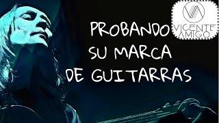 VICENTE AMIGO " PROBANDO SU MARCA DE GUITARRAS"