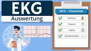 EKG  - Auswertung und Interpretation Schritt für Schritt erklärt