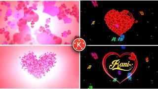 Trending Love Effect name art video editing in kinemaster |Name art video editing Instagram trending