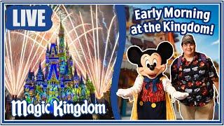 Live: Early Morning at Magic Kingdom! - Classic Rides & Park Updates! - Disney World Livestream