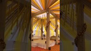 Pandal decoration for Wedding Ceremony #shorts #wedding