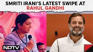 Smriti Irani Speech | Smriti Irani's "15 Years Gareebi" Swipe At Rahul Gandhi