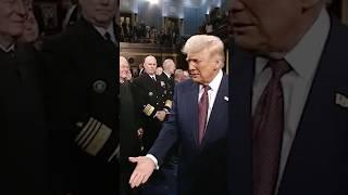 Trump Greets Lawmakers After Giving Address to Congress