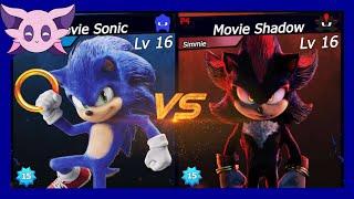 Sonic Forces : Movie Sonic VS Movie Shadow With Voice